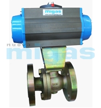 Pneumatic Actuated Ball Valves DN25